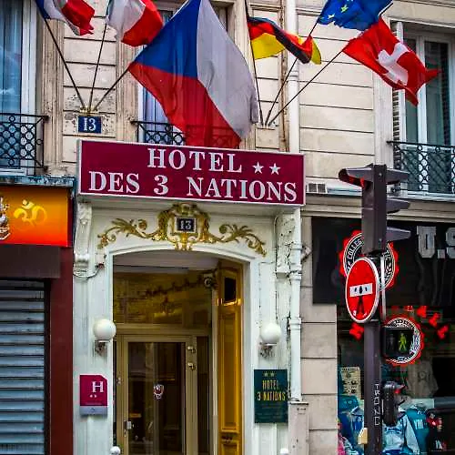 Des 3 Nations Отель Париж